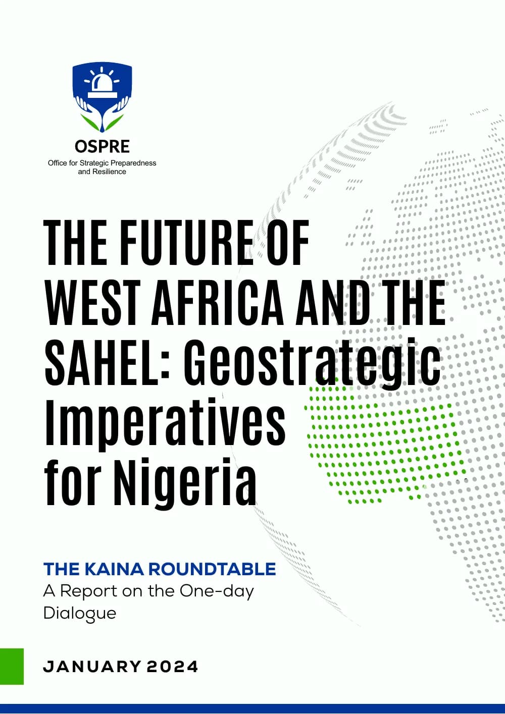 The Future of West Africa & the Sahel — cover